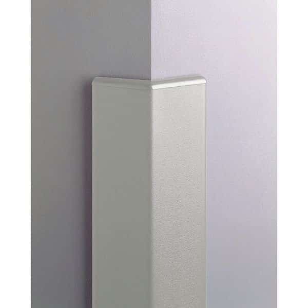 Corner Guard, Textured, Silver Gray, 3"W X 48"H