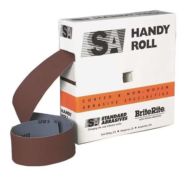 Abrasive Roll,1" W x 150 ft.L,P180G,Brwn, Mfr#: 713199, STANDARD ABRASIVES
