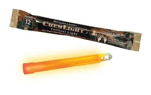 Lightstick,Orange,12 hr.,6 in. L,PK500, Mfr#: 9-27019, CHEMLIGHT BY CYALUME TECHNOLOGIES
