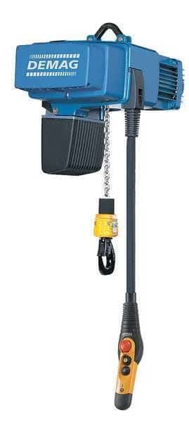 Electric Chain Hoist,275 lb.,26 ft., Mfr#: DCS Pro 1-125 1/1 H8 VS30-30 480/60, DEMAG