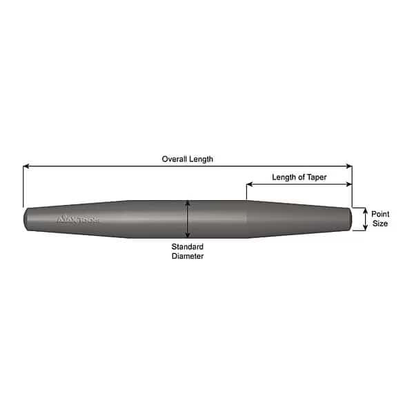 1 3/16 Barrell Drift Pins, Mfr#: 637, AJAX TOOL WORKS