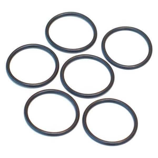 O-ring, Union, PK6, Synthetic Rubber, Silver