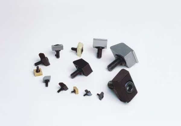 Clamps, 1/4-20, 3/4in, Blunt Edge, PK6