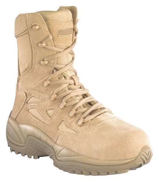RB894, Women's 8 in Composite Toe 8-Inch Work Boot, Tan, 6, M, RB894