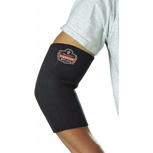 Elbow Sleeve, Pull-Over, M, Black