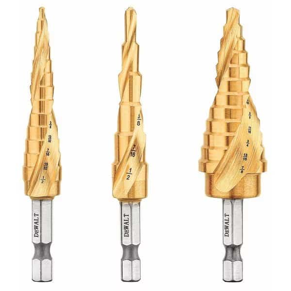 IMPACT READY Step Drill Bit Set, 3-Piece