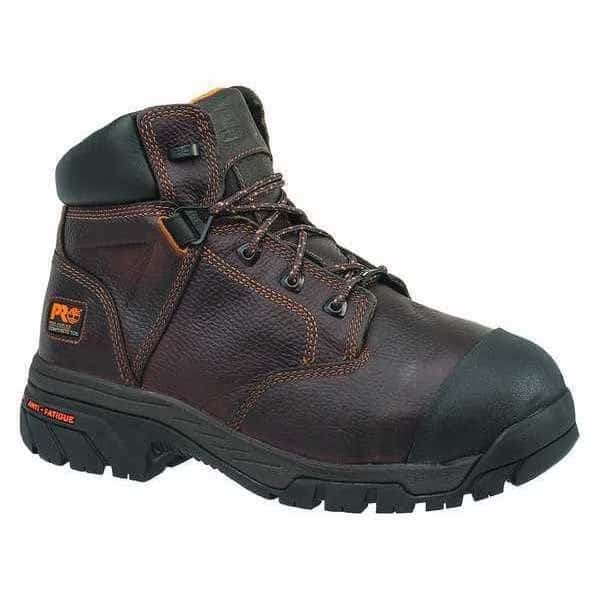 Unisex Composite Toe 6-Inch Work Boot, Brown, 9, W, 89697