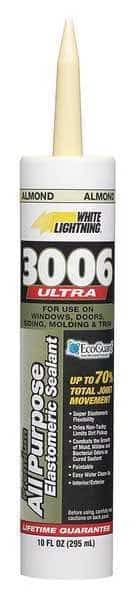 Hybrid Sealant, 10 oz, Cartridge, Almond, Hybrid Base, 3006 Ultra