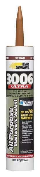 Hybrid Sealant, 10 oz, Cartridge, Cedar, Hybrid Base, 3006 Ultra