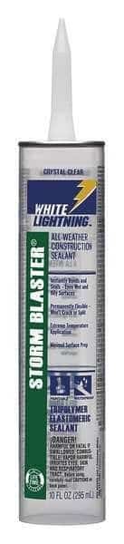 Hybrid Sealant, 10 oz, Cartridge, Clear, Hybrid Base, Storm Blaster