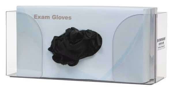 Glove Box Dispenser, PETG Plastic, Holds (1) Box , Clear , 5 in H x 10-1/2 in W x 4 in D