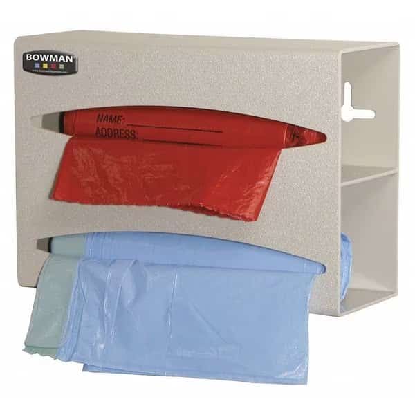 Bag Dispenser,Wall Mount,3-61/64", Mfr#: BG002-0212, BOWMAN DISPENSERS