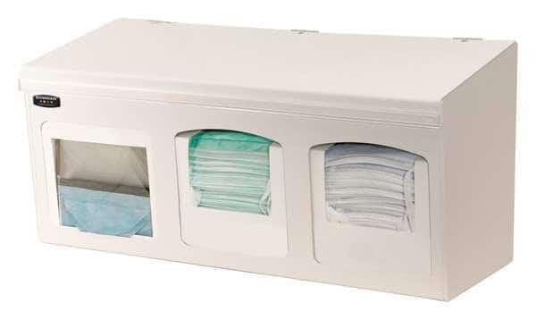 Face Mask Dispenser, 12-3/4 in. H
