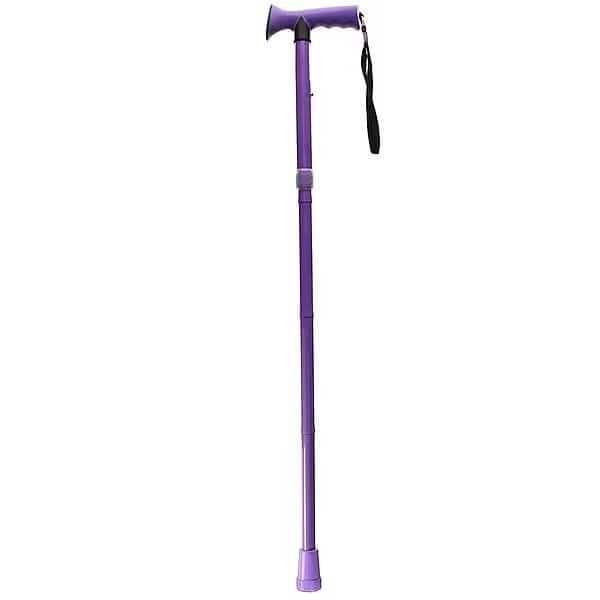 Folding Cane, Derby-Top, 13-3/4in, Lavender
