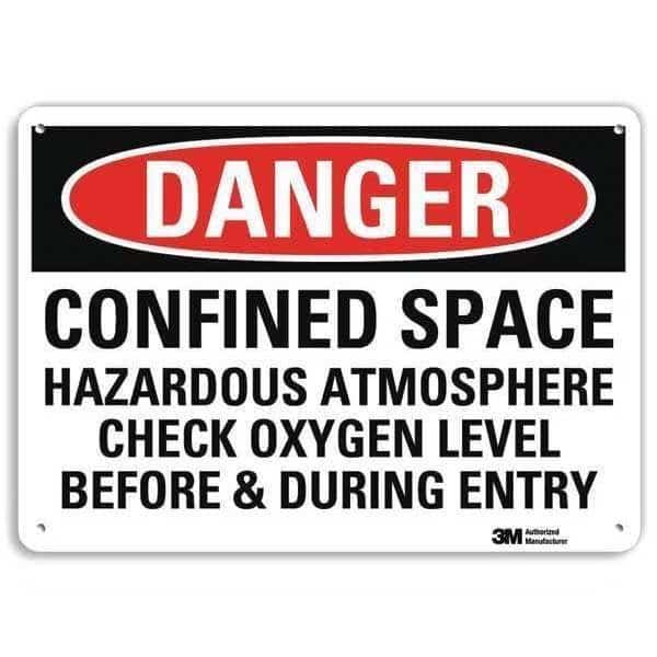 Danger Sign, 14" W, 10" H, 0.040" Thickness, U3-1216-NA_14x10