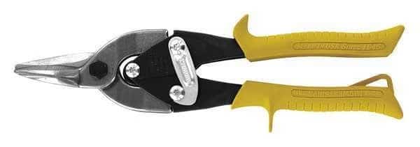 Aviation Snip, Straight and Wide Curves, 9 3/4 in, Steel
