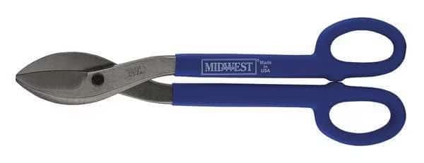 Tinners Snip, Straight/Wide Curves, 16 in, Molybdenum Alloy Steel