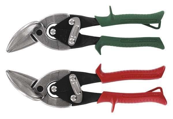 Offset Aviation Snip Set, 2-Piece, Forged Blade, Alloy Steel, Includes Left and Right Cut Models, Midwest Snips, Mfr#: MWT-6510C