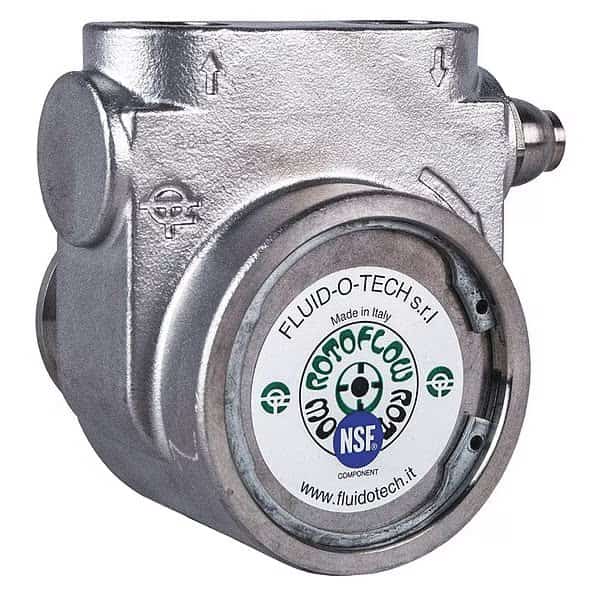 Rotary Vane Pump, Stainless Steel, 1.6 gpm, FLUID-O-TECH, Mfr# PO0301BNCNN0000