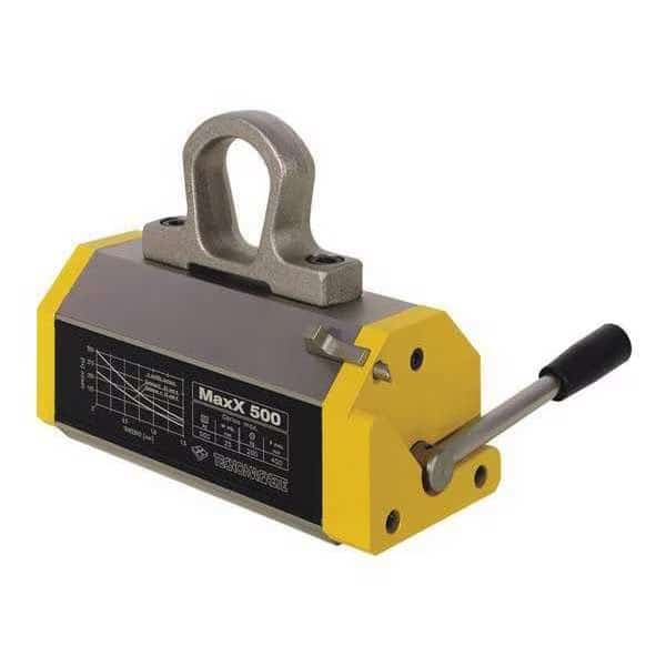 Lifting Magnet, 1100 lb. Cap, 9-7/8 in. L