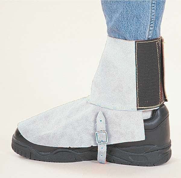 Spats, Leather, Adjustable Ankle Straps, PR