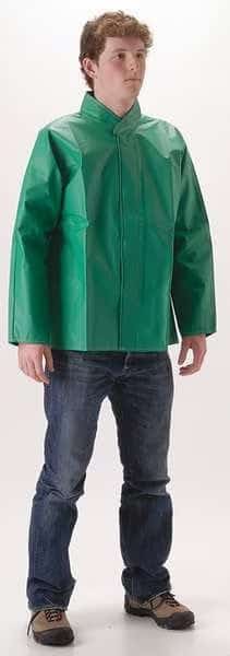 Chemical Splash Jacket, XL, PVC/Polyester