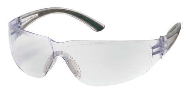 Cortez, Safety Glasses Anti-Scratch, Clear Lens, Frameless, Wraparound