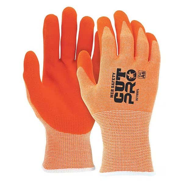 Cut-Resistant Gloves, Cut Level A6 , Nitrile , S 12 PK