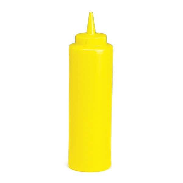 Mustard Sqz Bottle,38mm,Cone,12OZ,PK12, Mfr#: 112M, TABLECRAFT PRODUCTS COMPANY