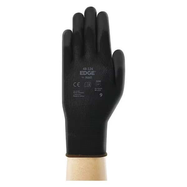 HyFlex 48-126, Knit Gloves, 12 PK, Black