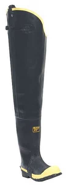 Men's Hip Wader, 11 Steel Toe, Black