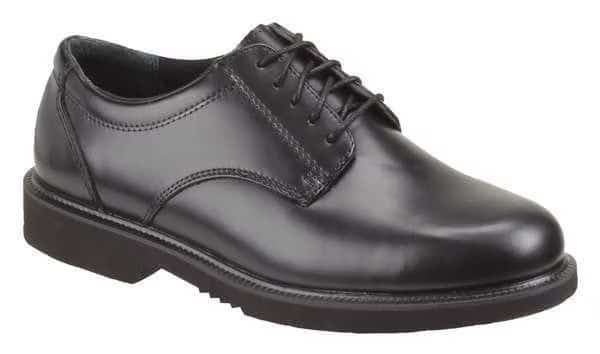 Oxford Shoes, Men, 13W, 2in.H, Leather, PR