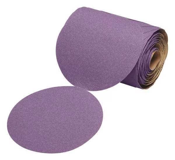 Film Disc Roll, 220 Grit, 6 in. Dia