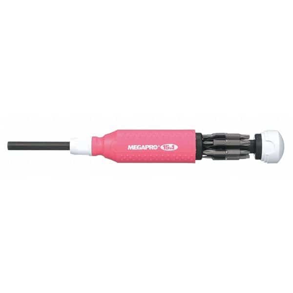 Phillips, Robertson Square Recess, Slotted, Torx(R) Bit 8 1/2 in, Drive Size: 1/4 in