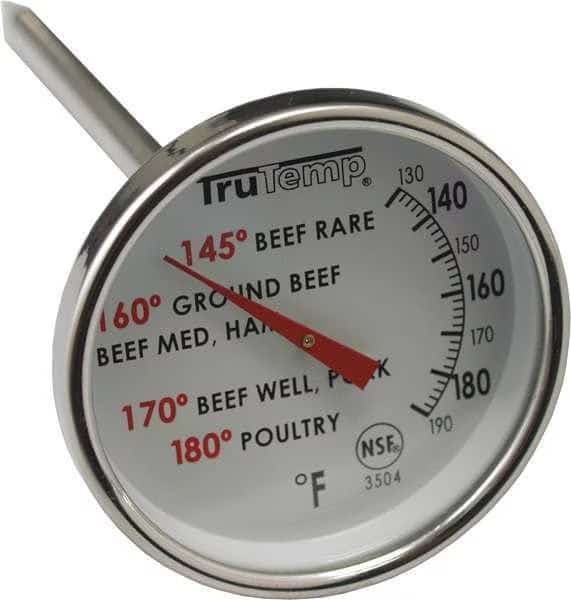 4" Analog Meat Thermometer with 120 to 190 (F)