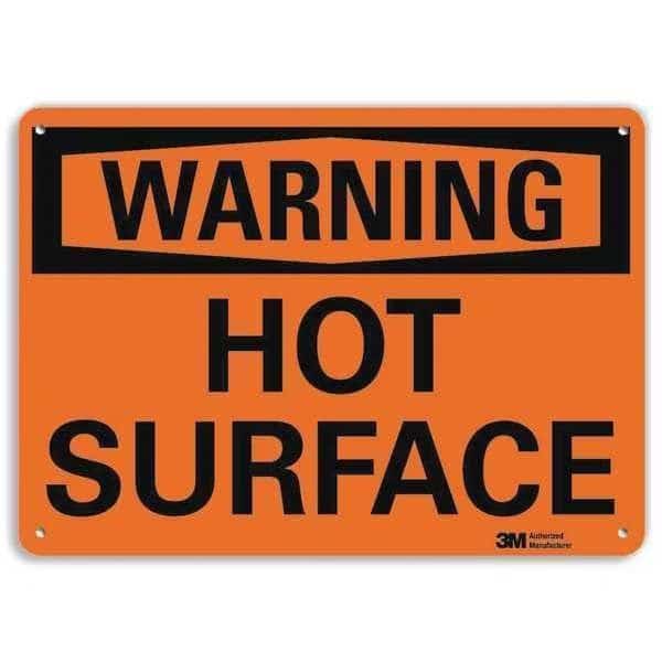 Security Sign, 10 in H, 14 in W, Plastic, Horizontal Rectangle, English, U6-1124-NP_14X10