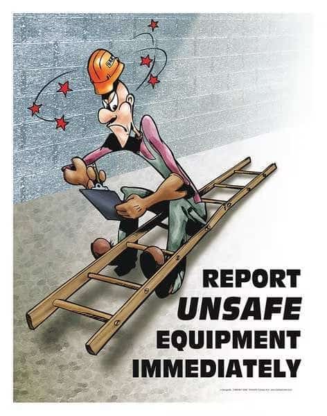 Safety Poster,22 in x 17 in,Paper, Mfr#: P0054, SAFETYPOSTER.COM