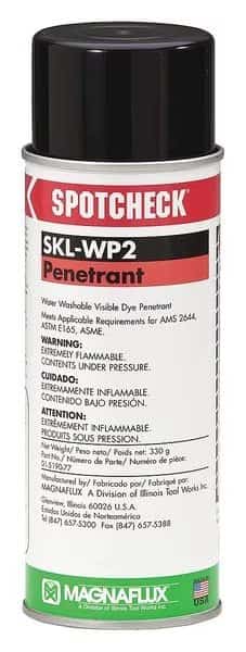 Dye Penetrant,Red,11.6 oz., Mfr#: 01-5190-77, MAGNAFLUX