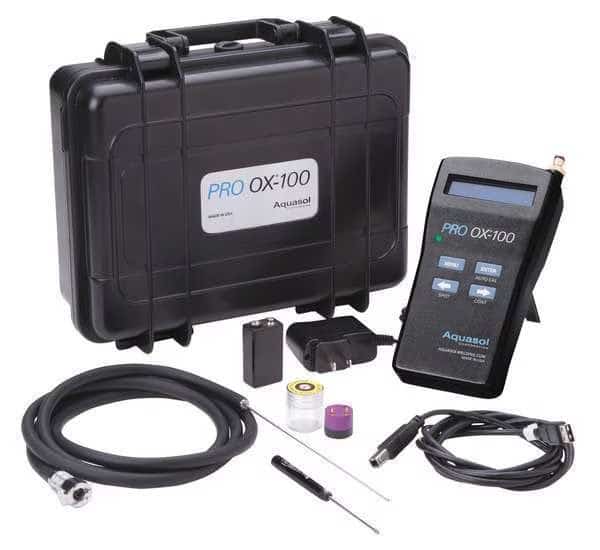 Oxygen Monitor, LCD, 4 in.H