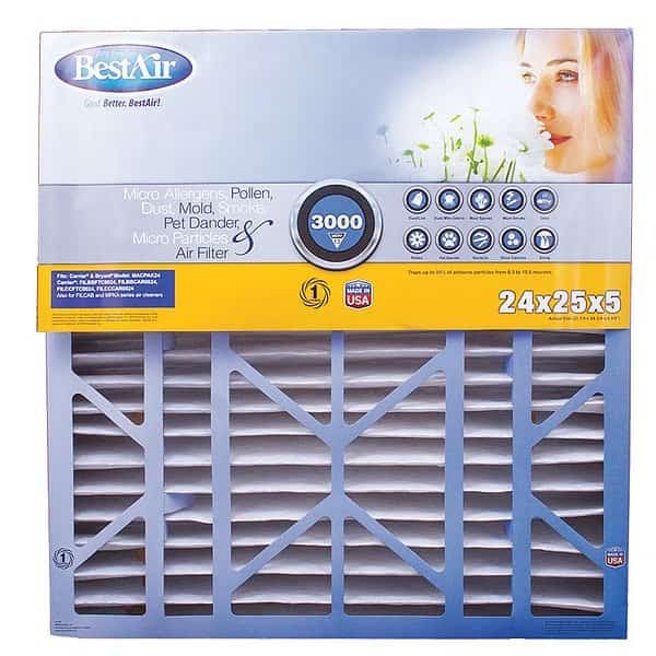 24 in x 25 in x 5 in Synthetic Furnace Air Cleaner Filter