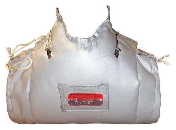 Thermal Blanket with Quick Release Fabric Flap and Stainless Steel Wiretwists, 6 in L, 13 in W