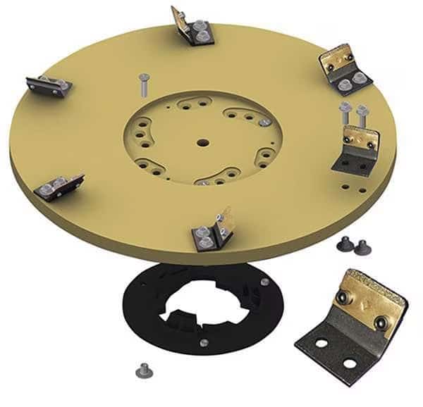 Abrasive Disc, Tan, 3 in. dia., 14 in. W