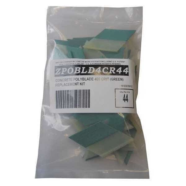 Polishing Replacement Kit, 6in, Green, PK44, DIAMABRUSH, Mfr# ZPOBLD4CR44