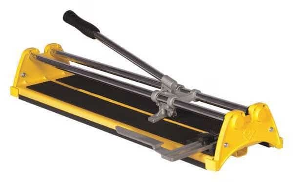 Tile Cutter, 1/2 In Cap, 20 In, Yellow