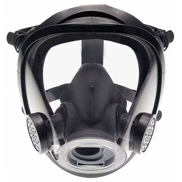 Full Face Respirator, AV-3000, Not Rated, Bayonet, Size L , Cartridges Included0
