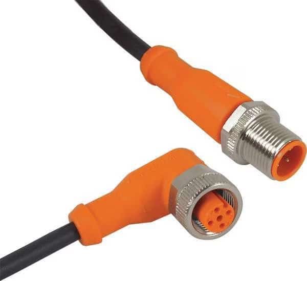 Cordset, 5 Pin, Receptacle, Female, IFM, Mfr# EVC019