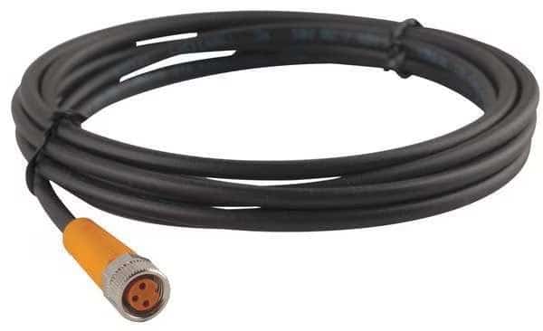 Cordset, 3 Pin, Receptacle, Female
