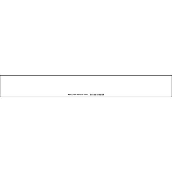 Slider Insert, B-401 Plastic, White, Text