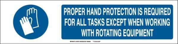 Slider Insert, Hand Protection is Rquired