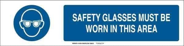Slider Insert, Safety Glasses, 23-7/8 in W, BRADY, Mfr# 140786